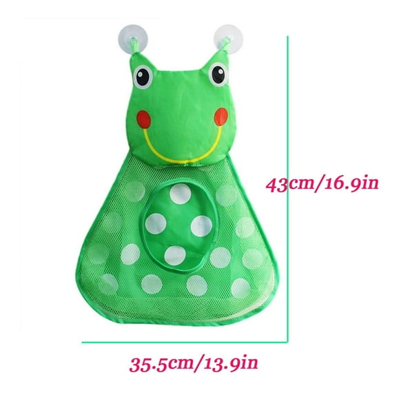 HJQEQVD Shower Toy Toys Decorations Cute Storage Organizer Bath for Duck Bathtub Kids Holder Children Caddy Bathroom Baby Mesh Net Bag Hanging Car Cartoon Tub Use