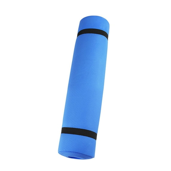 HJQEQVD Small 15 Mm Thick and Durable Yoga Mat Anti-Skid Sports Fitness Mat Anti-Skid Mat to Lose Weight Outdoor Party Essentials 23.6*72 inch,Blue One Size