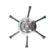 HJQEQVD Steel Wire Grass Trimmer Head, Wire Trimmer Head Replacement for Electric Battery Powered Cordless String Trimmer, Weed Eater, Metal Weed Eater Blade 6 inches