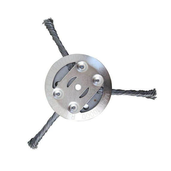 HJQEQVD Steel Wire Grass Trimmer Head, Wire Trimmer Head Replacement for Electric Battery Powered Cordless String Trimmer, Weed Eater, Metal Weed Eater Blade 6 inches