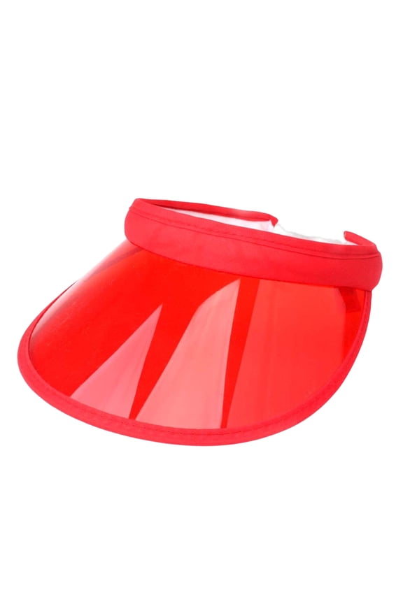 Summer Unisex Visor Hat Plastic Transparent Protective Cap Suitable for Sports Outdoor Activities Sun Shade Cap