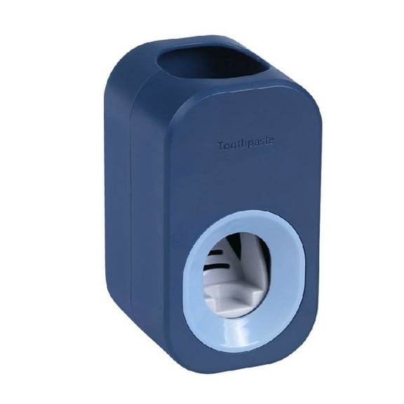 HJQEQVD Wall-Mounted Toothpaste Squeezer - Automatic Dispenser for Standard Tubes - Bathroom Countertop Organizer with Non-Slip Base