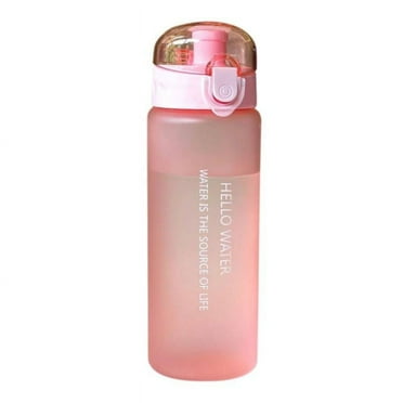 HJQEQVD Water Bottles Leakproof Bpa Free Drinking Sports Water Bottle Large Durable Gym Plastic Bottles Clear & Reusable No Straw for Fitness Camping Outdoor Sports
