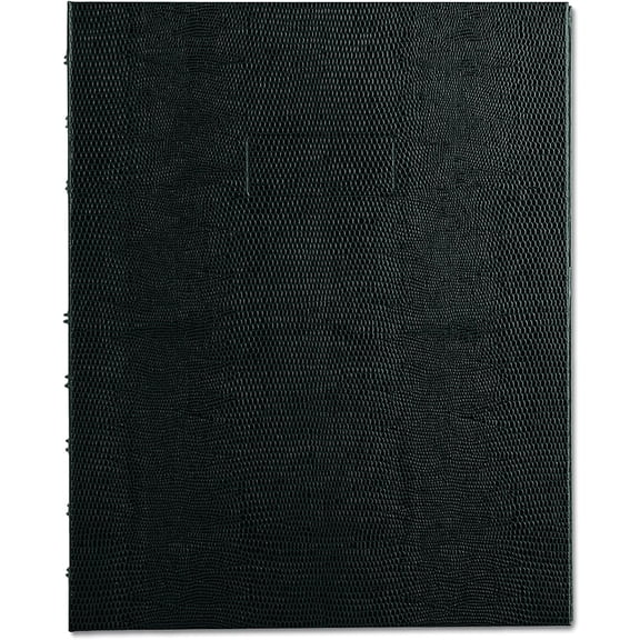 HJTERBlueline NotePro Notebook, 1-Subject, Narrow Rule, Black Cover, (75) 9.25 x 7.25 Sheets