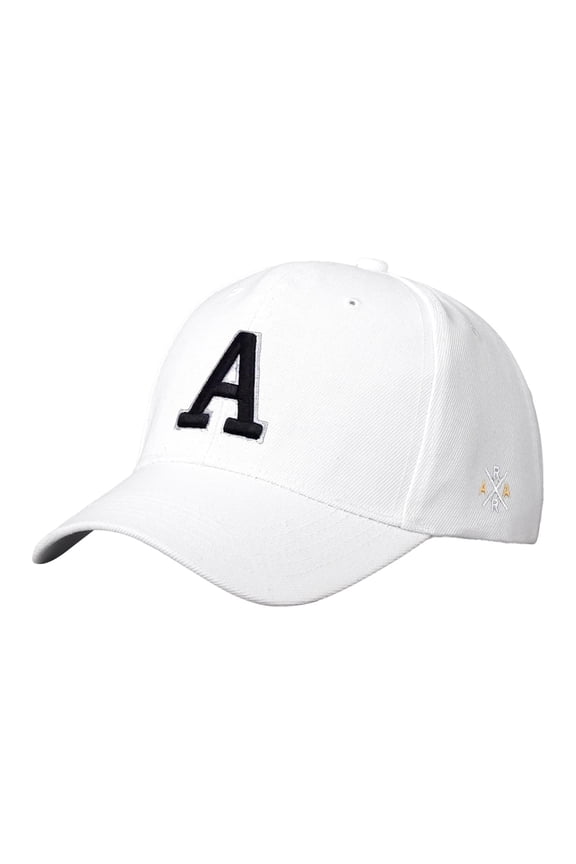 Adjustable Embroidered Baseball Cap For Women Spring Summer Casual Sun Visor Hat White One Size