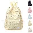 thumbnail image 1 of HJYCHN Backpack for Boys Dot Bow Print Lightweight Student Bookbag Back to School Supplies for Kids Bookbag for Girls Yellow, 1 of 9