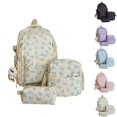 thumbnail image 1 of HJYCHN Boy Backpack Bow Print 3Pc Set Daypack with Crossbody Pencil Case Back to School Supplies for Kids Backpack for Teen Girls White, 1 of 9