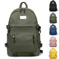 thumbnail image 1 of HJYCHN Boy Backpack Technical Style Solid Color Daypack with Adjustable Side Straps Back to School Supplies for Kids Backpack for Girls Green, 1 of 8