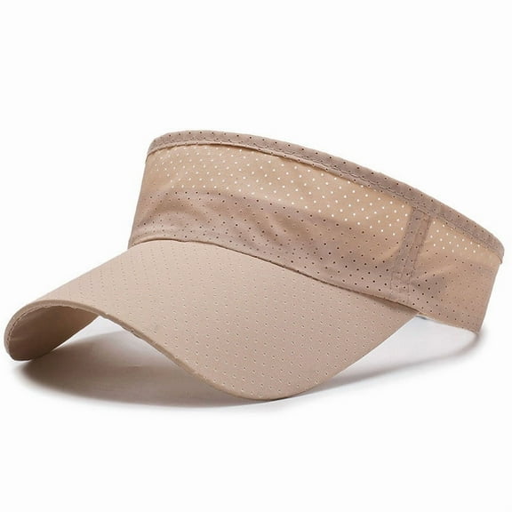 HJYCHN Breathable Mesh Baseball Cap Unisex Summer Sun Hat for Outdoor Sports and Casual Wear Khaki One Size