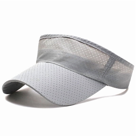 HJYCHN Breathable Mesh Baseball Cap Unisex Summer Sun Hat for Outdoor Sports and Casual Wear Light Gray One Size