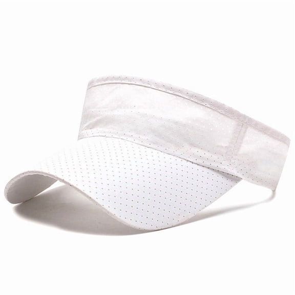 HJYCHN Breathable Mesh Baseball Cap Unisex Summer Sun Hat for Outdoor Sports and Casual Wear White One Size