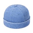 thumbnail image 1 of HJYCHN Classic Men's Baseball Cap Adjustable Solid Outdoor Casual Hat All Season Comfortable Daily Wear Blue One Size, 1 of 2