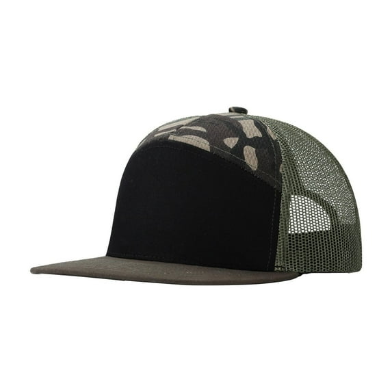 HJYCHN Classic Piece Trucker Mesh Baseball Cap Adjustable Snapback Driver Hat for Men Women Bronze One Size