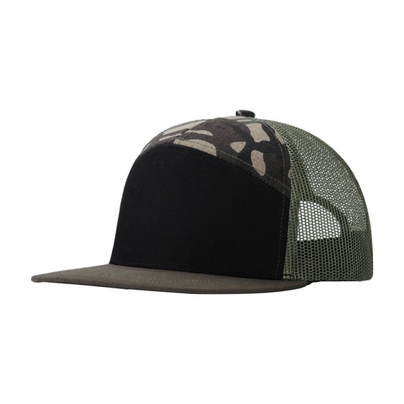 HJYCHN Classic Piece Trucker Mesh Baseball Cap Adjustable Snapback Driver Hat for Men Women Bronze One Size