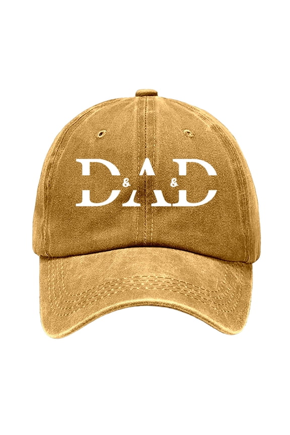 Custom Embroidered Baseball Cap Dad Hat For Father Grandpa Papa Unique Idea From Family Yellow One Size