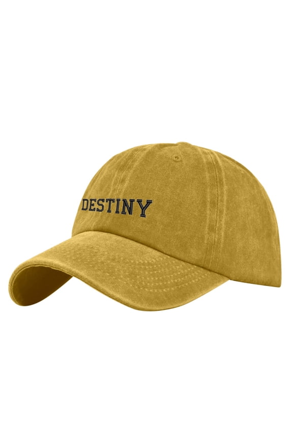 Custom Embroidery Baseball Trucker Hat for Women and Men Sun Protective Adjustable Mesh Cap Yellow One Size