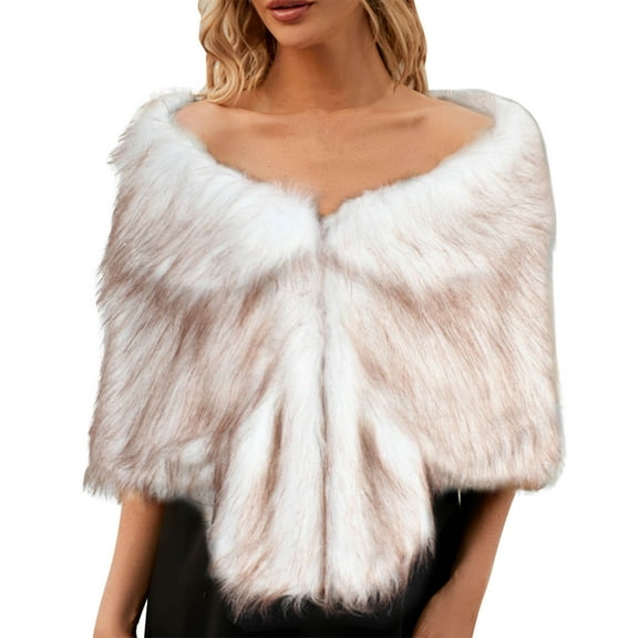 HJYCHN Elegant Women's Wedding Bridal Shawl Stole Wrap Scarf Long Knit Fashion Accessory for Beige One Size