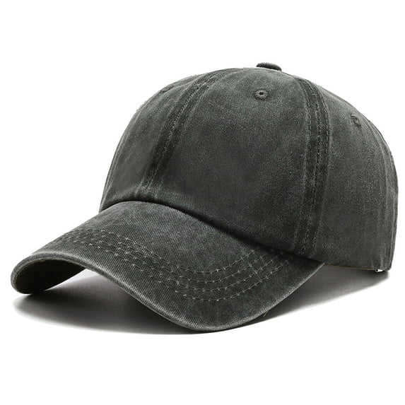 HJYCHN Fashionable Heart Embroidered Baseball Cap Pure Washed Adjustable Low Profile Unstructured Dad Hat for Outdoor Casual Wear Green One Size