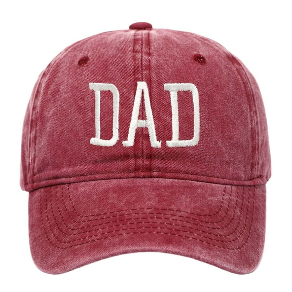HJYCHN Fathers Day DAD Embroidered Baseball Cap Custom Printed Design For Dad Wine One Size