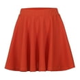 thumbnail image 1 of HJYCHN Flared Mini Solid Color Skirt for Women with Stretchy Pleats and Elegant Design Short Skirt Red L, 1 of 2