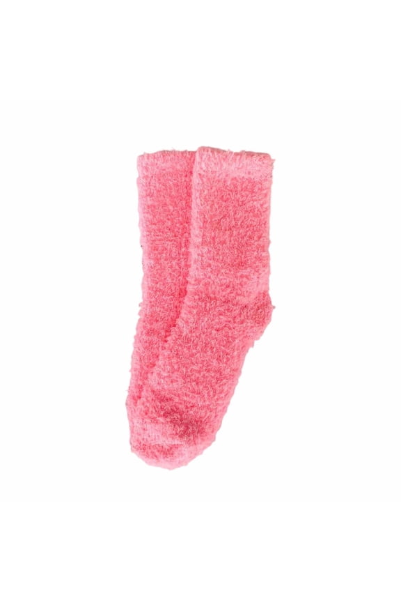 Fuzzy Socks for Women Cozy Velvet Mid Calf Warm Socks in Candy Colors for Comfortable Everyday Wear At Home Women's Socks Light Pink One Size