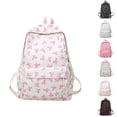 thumbnail image 1 of HJYCHN Girl School Backpack Bow Design Cute Preppy Daypack for Girls Kids College School Travel School Backpack Pink One Size, 1 of 7