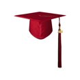 thumbnail image 1 of HJYCHN Graduation Cap Unisex Student Commencement Hat For Adult Academic Celebration Wine One Size, 1 of 4