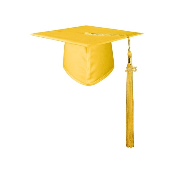 HJYCHN Graduation Cap Unisex Student Commencement Hat For Adult Academic Celebration Yellow One Size