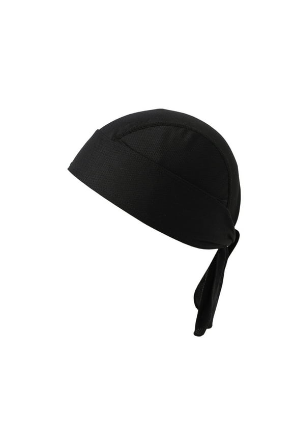 Heardband Riding Hat Bandana Long Tail Summer Bike Sunscreen Outdoor Headband for Sun Black One Size