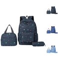 thumbnail image 1 of HJYCHN Kids Backpack Boys Heart Fruit Print 3 Piece Set Lightweight Student Bookbag Back to School Supplies for Kids Backpack for Girls Black, 1 of 9