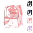 thumbnail image 1 of HJYCHN Kids Clear Backpack Large Capacity Lightweight Bookbag for Boys Girls School Backpack for Boys Pink One Size, 1 of 6