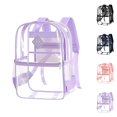 thumbnail image 1 of HJYCHN Kids Clear Backpack Large Capacity Lightweight Bookbag for Boys Girls School Backpack for Boys Purple One Size, 1 of 6