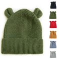 thumbnail image 1 of HJYCHN Kids Hats Boys Bear Ear Design Knit Girls Hats Winter Warm Outdoor Daily Wear Cozy Comfort Fit, 1 of 3
