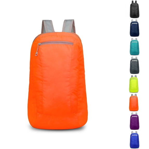 HJYCHN Kids School Backpack Colorful Lightweight Foldable Daypack for Students Kids Boys and Girls Outdoor Sports School Backpack Orange One Size