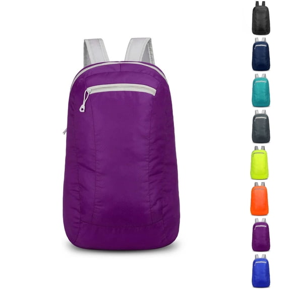 HJYCHN Kids School Backpack Colorful Lightweight Foldable Daypack for Students Kids Boys and Girls Outdoor Sports School Backpack Purple One Size