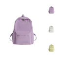 thumbnail image 1 of HJYCHN Kids School Backpack Solid Color Large Capacity Student Daypack for Boys and Girls Kids Travel High Appearance School Backpack for Boys Purple One Size, 1 of 5
