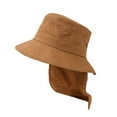 thumbnail image 1 of HJYCHN Lightweight Fisherman Sun Hat for Outdoor Hiking Travel and Summer Beach Activities Coffee One Size, 1 of 5