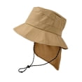 thumbnail image 1 of HJYCHN Lightweight Fisherman Sun Hat for Outdoor Hiking Travel and Summer Beach Activities Khaki One Size, 1 of 5