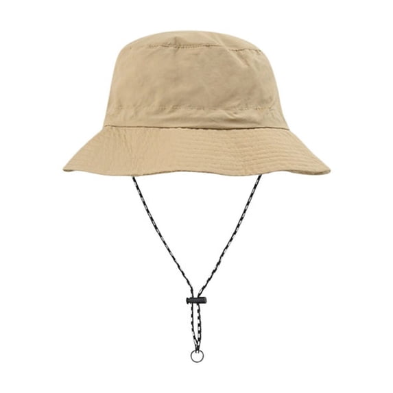 HJYCHN Lightweight Packable Outdoor Bucket Hat For Sun During Hiking Camping Beach Travel Adventures Khaki One Size