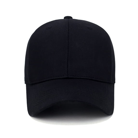 HJYCHN Men's Baseball Cap Outdoor Sun Hat Lightweight Solid Color Sport Board Black One Size