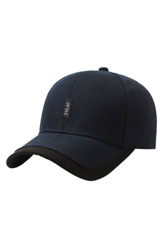 Men's Embroidered Baseball Cap for Outdoor Sun and Casual Style Blue One Size