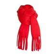 thumbnail image 1 of HJYCHN Oversized Winter Shawl Wrap for Women Soft Knit Blanket Scarf Long Plaid Fashion Accessory Red One Size, 1 of 1