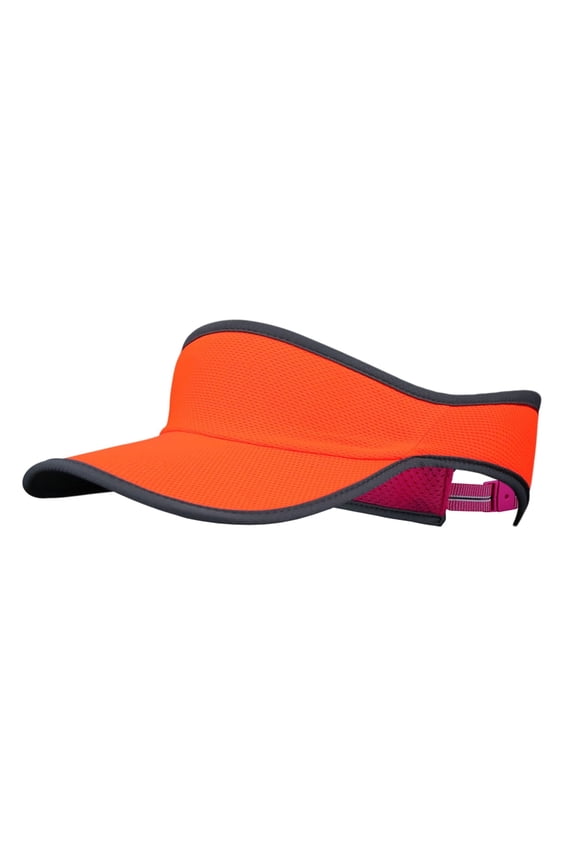 Performance Sun Hat for Outdoor Sports with UPF and Breathable Design Orange One Size