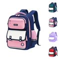 thumbnail image 1 of HJYCHN School Backpack British Style Large Capacity Lightweight Bookbag for Kids Boys Girls Elementary Students School Backpacks Pink One Size, 1 of 5