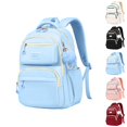 thumbnail image 1 of HJYCHN School Backpack Cute Print Lightweight Bookbag for Girls Kids School Daily Use Comfortable Straps Backpack for School Light Blue One Size, 1 of 3