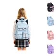 thumbnail image 1 of HJYCHN School Backpack for Girls Colorful Dream Lightweight Water-Resistant Kids Bag with Bow for Boys and Girls Elementary Students School Backpacks Blue One Size, 1 of 6