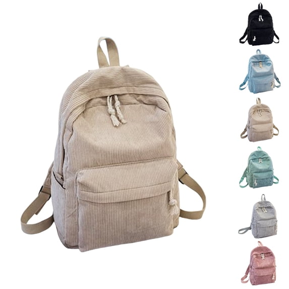 HJYCHN School Backpack Versatile Textured High School College Style Daypack for Students Kids Boys and Girls School Backpacks for Boys Brown One Size