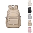 thumbnail image 1 of HJYCHN School Backpack for Boys Lightweight Casual Laptop Bookbag for College Kids Boys and Girls Travel School Backpacks Khaki One Size, 1 of 3