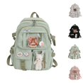 thumbnail image 1 of HJYCHN School Backpacks for Girls Cute Casual Daypack for Toddler Girls Kids School Supplies School Backpack Green One Size, 1 of 4
