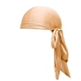 thumbnail image 1 of HJYCHN Silk Durag Headwrap For And Braids With Multiple Colour Options Satin Hair For Men Women Khaki one size, 1 of 4